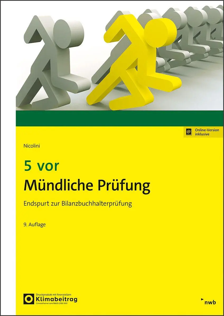 Cover: 9783482638695 | 5 vor Mündliche Prüfung | Endspurt zur Bilanzbuchhalterprüfung | 2025