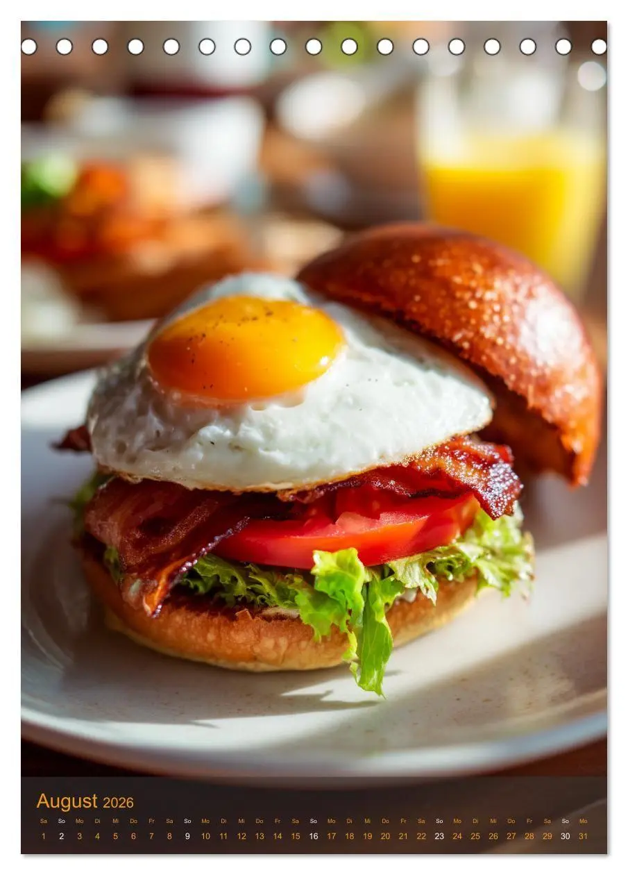 Bild: 9783516698695 | Burger Kalender - Foodporn für echte Burgerfans (Tischkalender 2026...