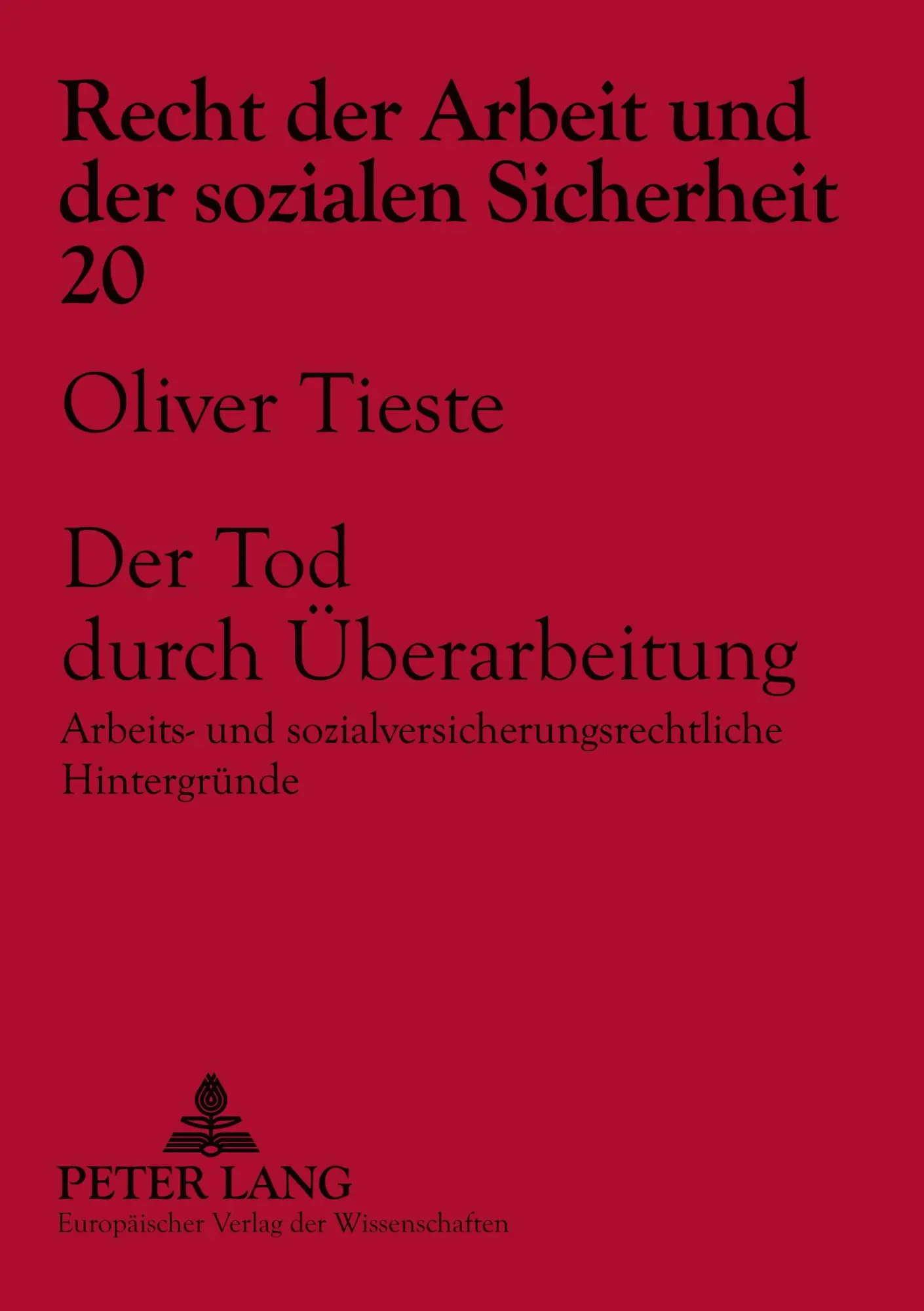 Der Tod durch Überarbeitung: Arbeits- und sozialversicherungsrechtliche Hintergründe. Materiellrechtliche, epidemiologische und betriebliche Rahmenbedingungen des Karoshi-Phänomens in Japan und Deutschland
