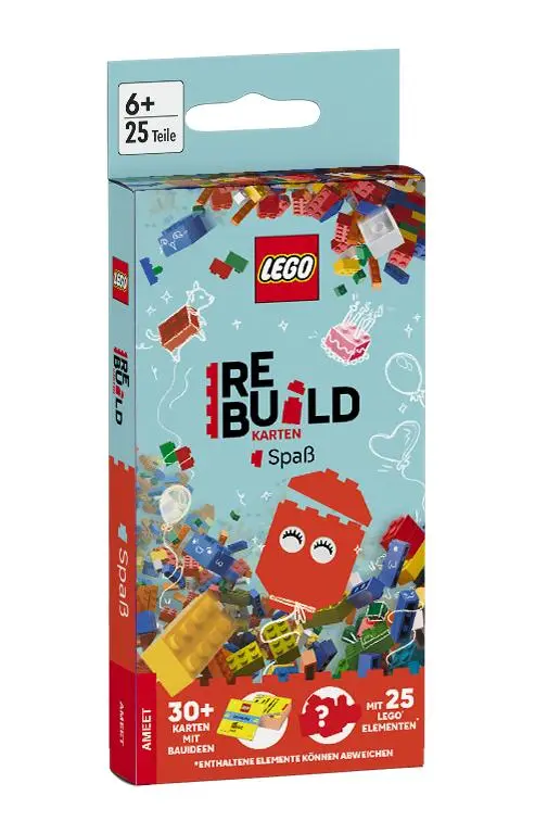 Cover: 9783960808695 | LEGO® - Rebuild Karten - Spaß | mit LEGO-Elementen | Taschenbuch