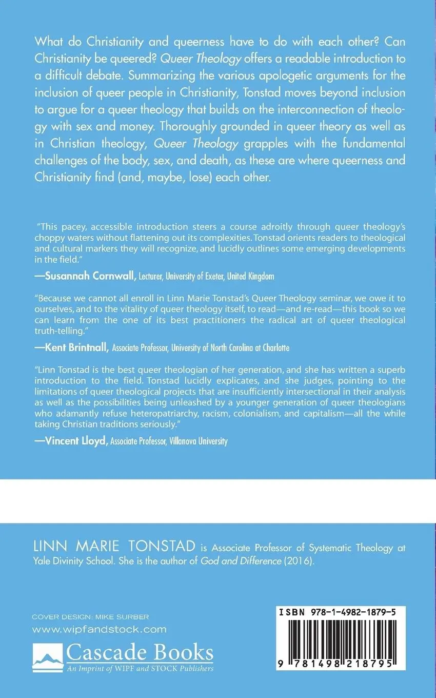 Rückseite: 9781498218795 | Queer Theology | Linn Marie Tonstad | Taschenbuch | Englisch | 2018