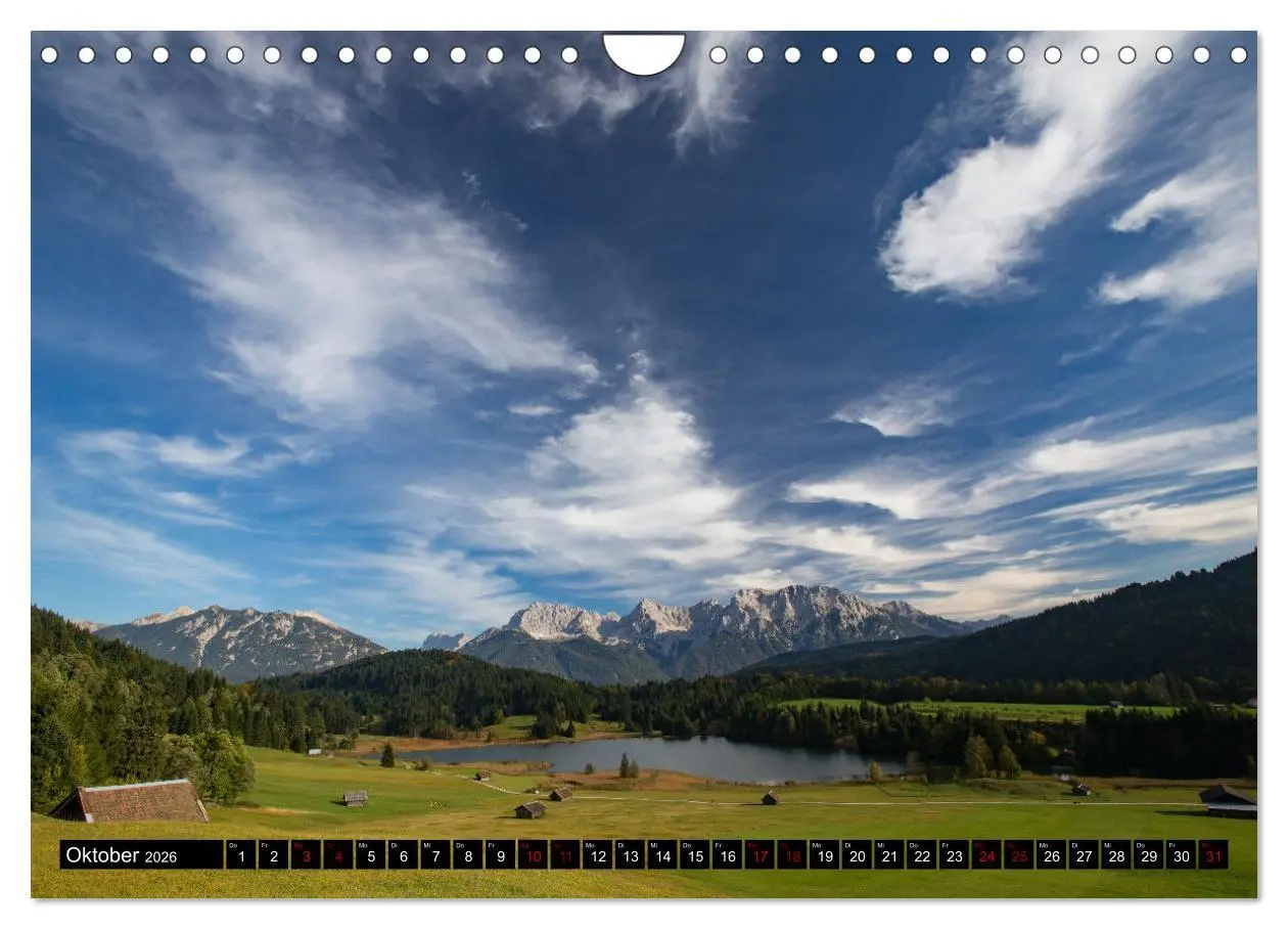 Bild: 9783457358795 | Seen im Werdenfelser Land (Wandkalender 2026 DIN A4 quer), CALVENDO...