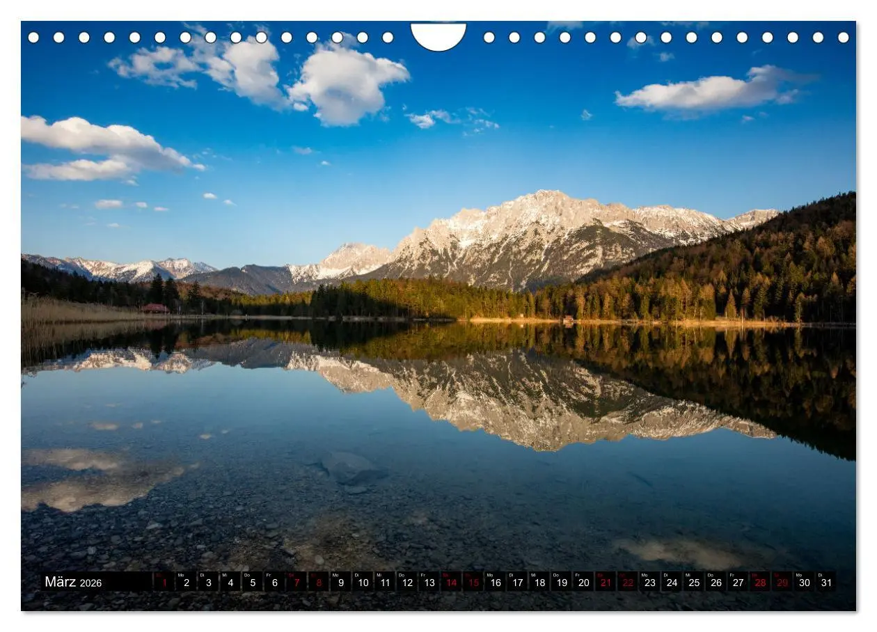 Bild: 9783457358795 | Seen im Werdenfelser Land (Wandkalender 2026 DIN A4 quer), CALVENDO...