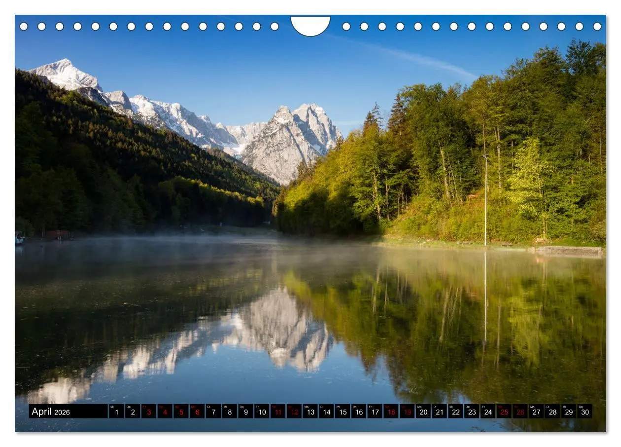 Bild: 9783457358795 | Seen im Werdenfelser Land (Wandkalender 2026 DIN A4 quer), CALVENDO...