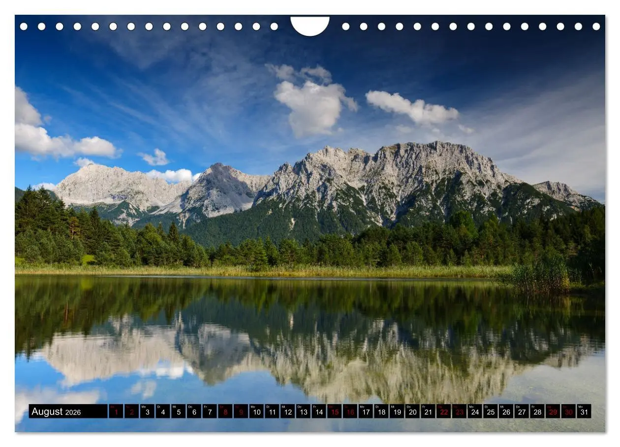 Bild: 9783457358795 | Seen im Werdenfelser Land (Wandkalender 2026 DIN A4 quer), CALVENDO...