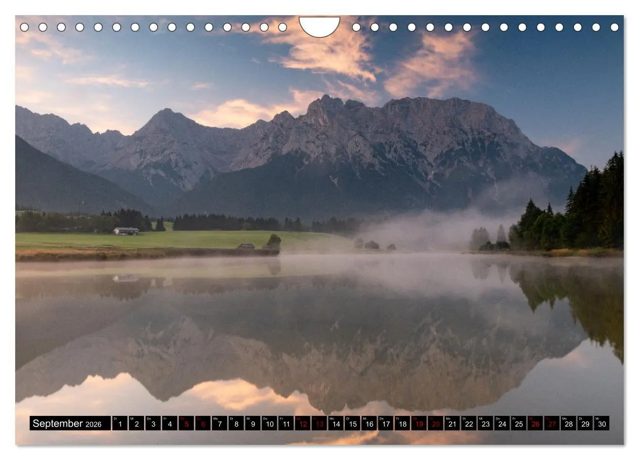 Bild: 9783457358795 | Seen im Werdenfelser Land (Wandkalender 2026 DIN A4 quer), CALVENDO...