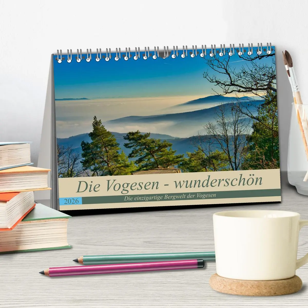 Bild: 9783457738795 | Vogesen - wunderschön (Tischkalender 2026 DIN A5 quer), CALVENDO...