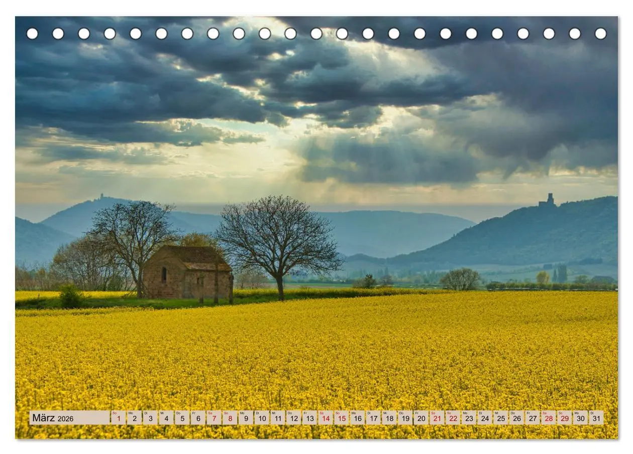 Bild: 9783457738795 | Vogesen - wunderschön (Tischkalender 2026 DIN A5 quer), CALVENDO...