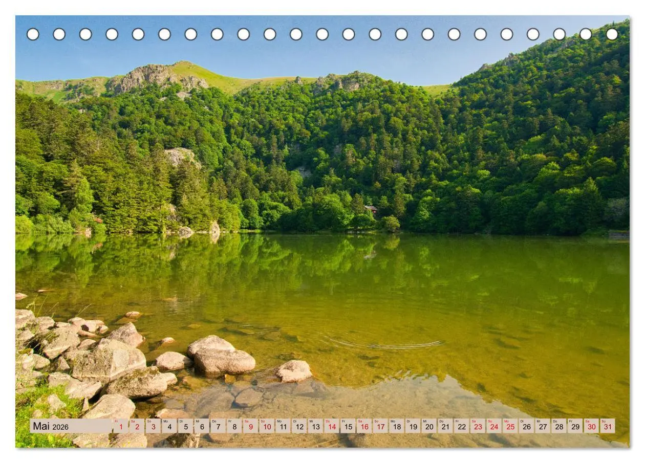 Bild: 9783457738795 | Vogesen - wunderschön (Tischkalender 2026 DIN A5 quer), CALVENDO...