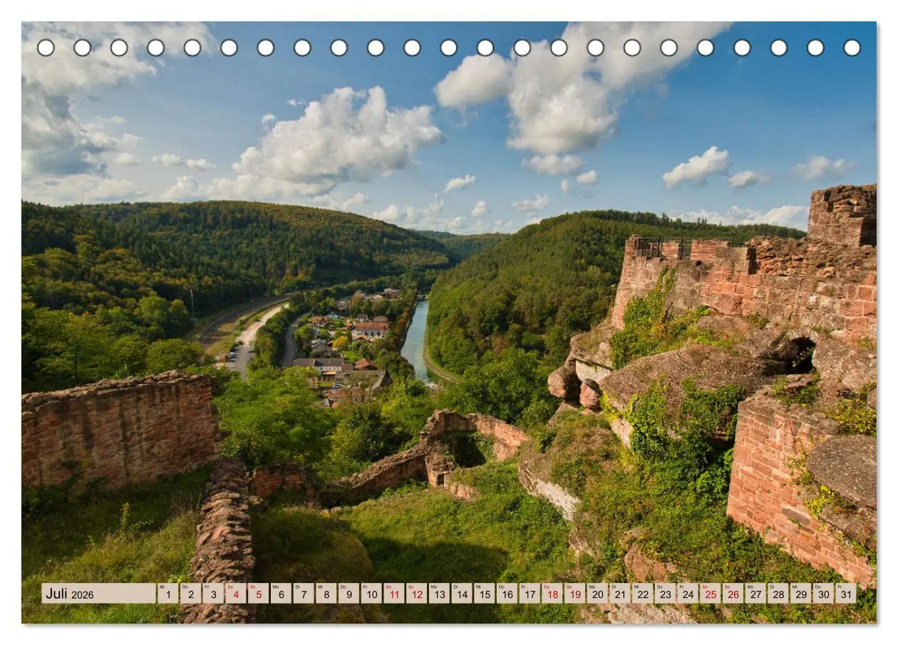 Bild: 9783457738795 | Vogesen - wunderschön (Tischkalender 2026 DIN A5 quer), CALVENDO...