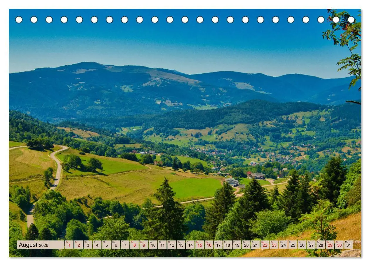Bild: 9783457738795 | Vogesen - wunderschön (Tischkalender 2026 DIN A5 quer), CALVENDO...