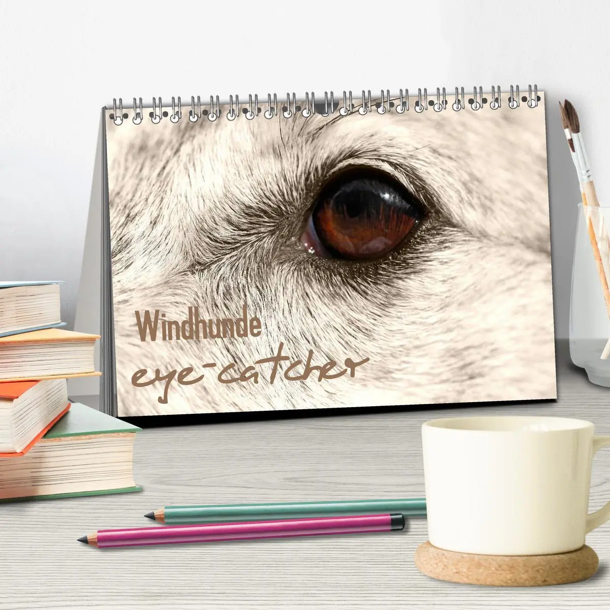 Bild: 9783457978795 | Windhunde eye-catcher (Tischkalender 2026 DIN A5 quer), CALVENDO...