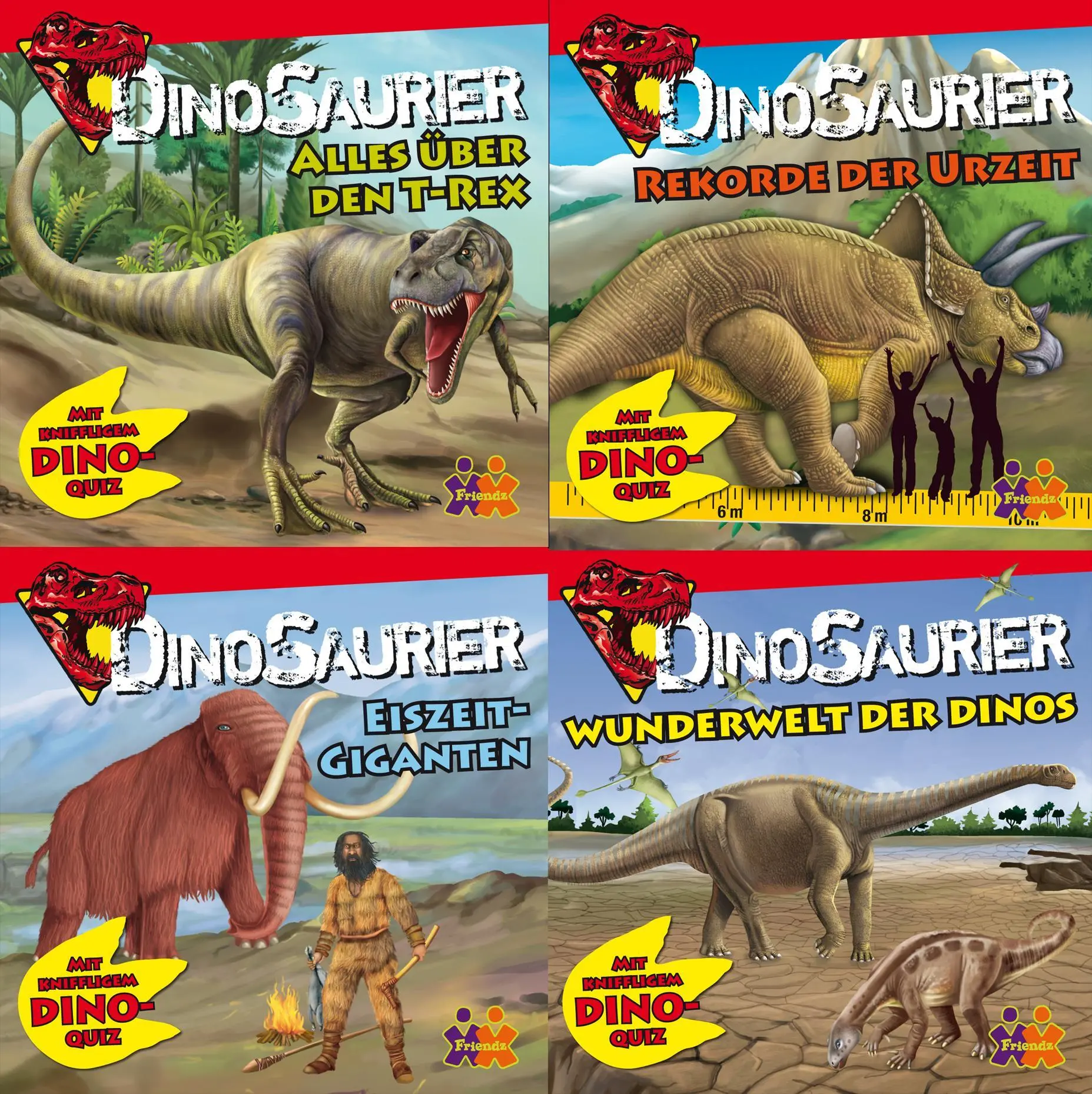 Cover: 9783863188795 | Dinosaurier. Minibuch 4er-Set | #1 | Taschenbuch | 1 Taschenbuch