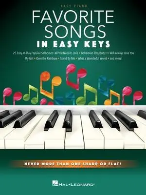 Cover: 840126988895 | Favorite Songs - In Easy Keys: Easy Piano Songbook with Never More...
