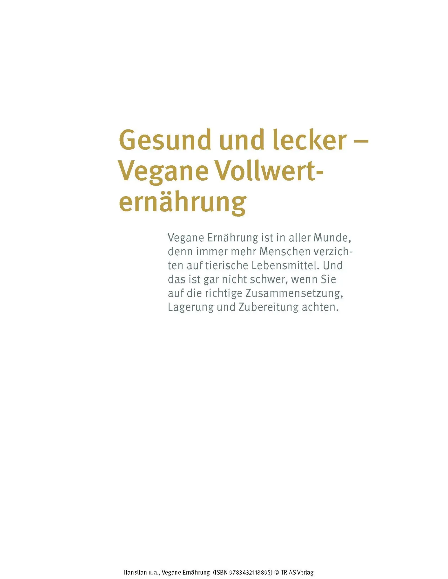 Bild: 9783432118895 | Medical Cooking: Vegane Ernährung | Etienne Hanslian (u. a.) | Buch