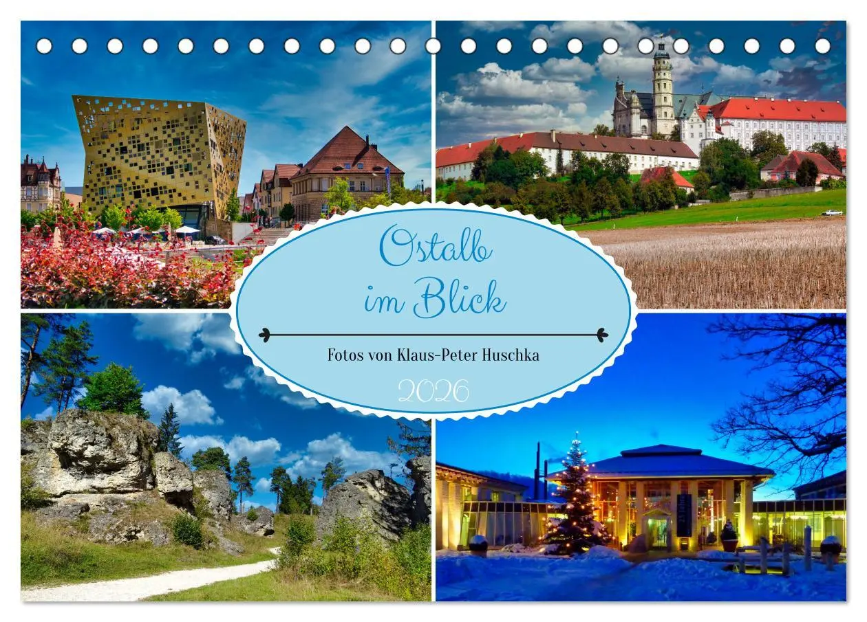 Cover: 9783457418895 | Ostalb im Blick (Tischkalender 2026 DIN A5 quer), CALVENDO...