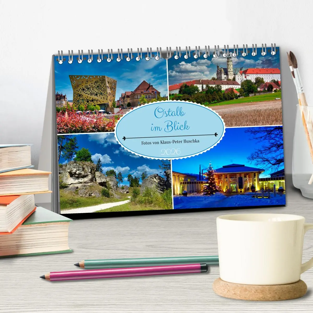 Bild: 9783457418895 | Ostalb im Blick (Tischkalender 2026 DIN A5 quer), CALVENDO...