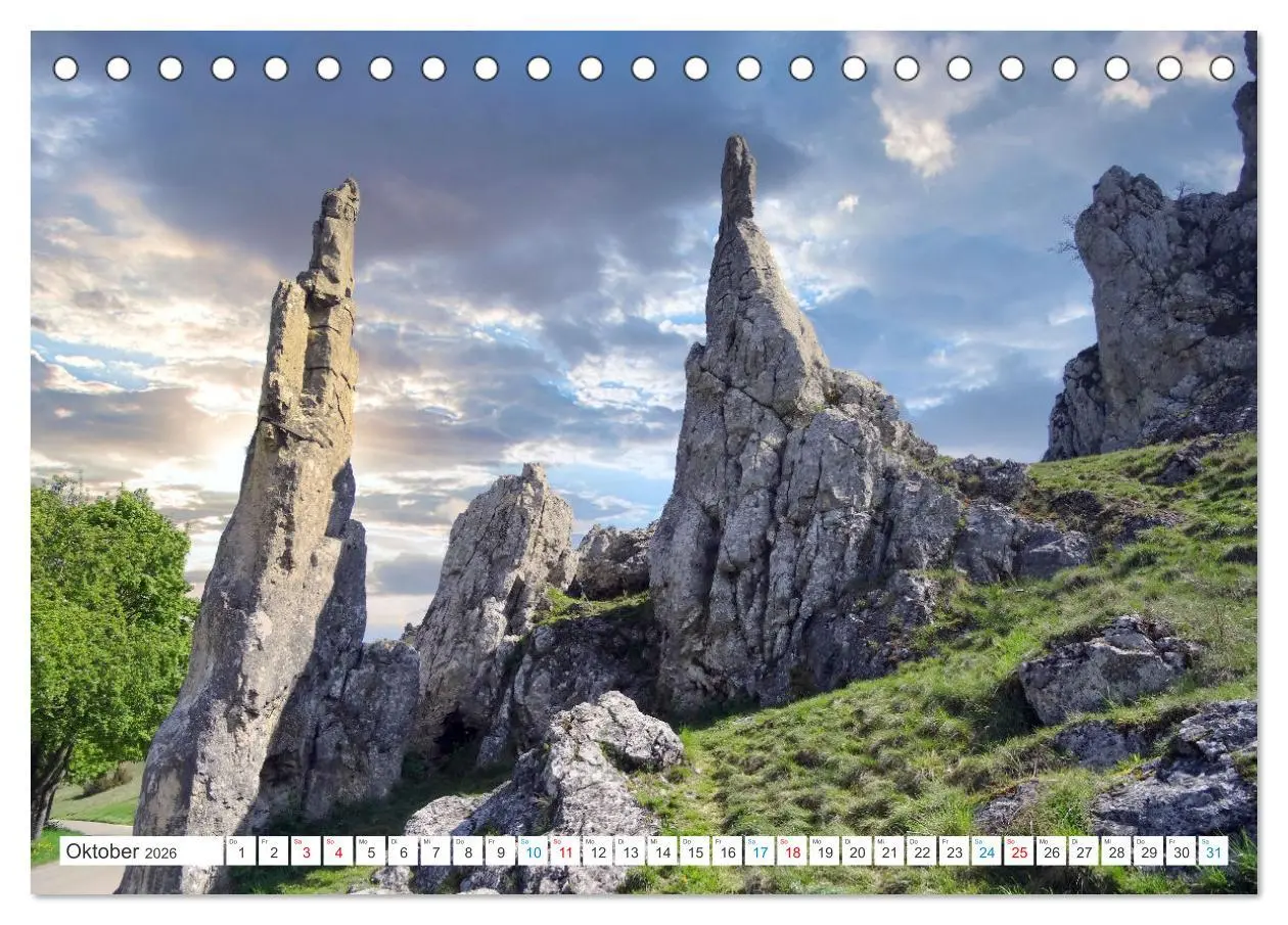 Bild: 9783457418895 | Ostalb im Blick (Tischkalender 2026 DIN A5 quer), CALVENDO...