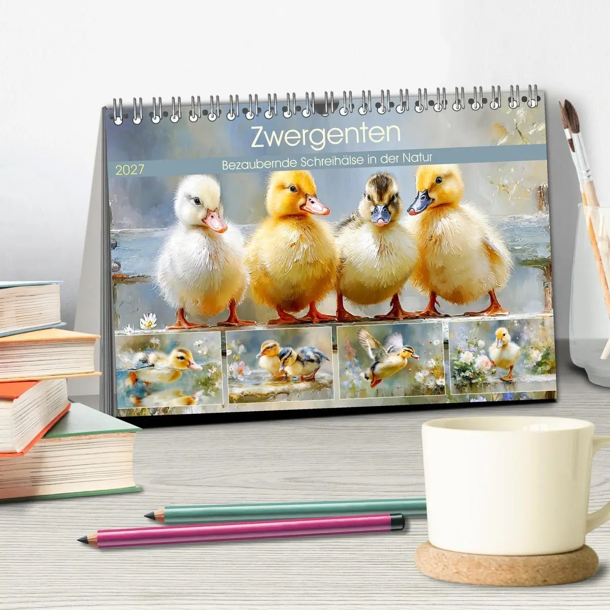 Bild: 9783516818895 | Zwergenten. Bezaubernde Schreihälse in der Natur (Tischkalender...