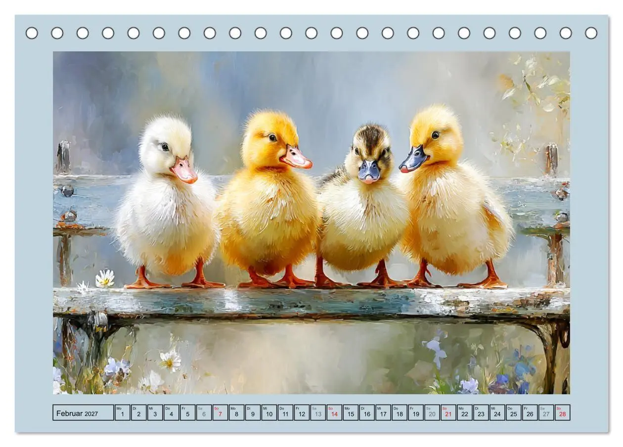 Bild: 9783516818895 | Zwergenten. Bezaubernde Schreihälse in der Natur (Tischkalender...