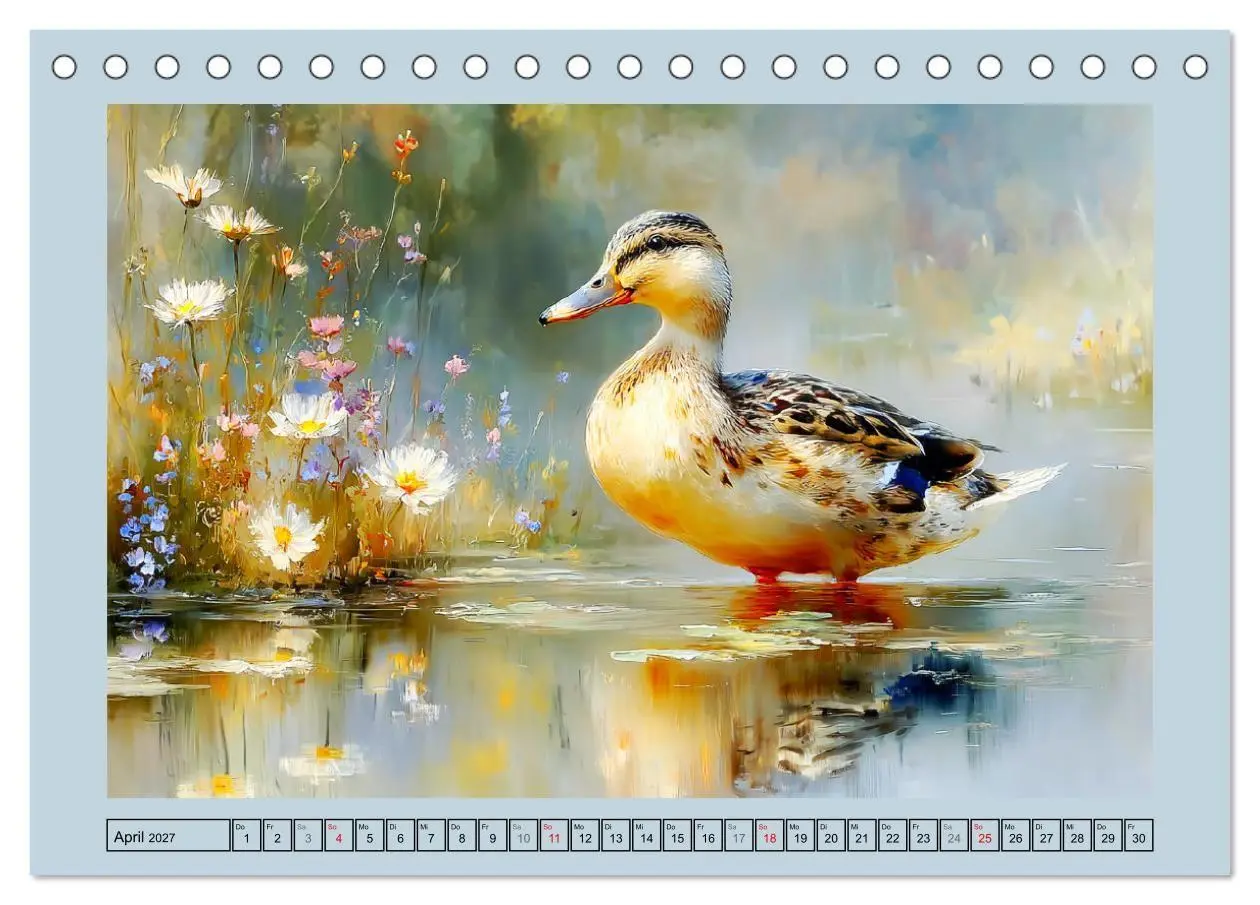 Bild: 9783516818895 | Zwergenten. Bezaubernde Schreihälse in der Natur (Tischkalender...