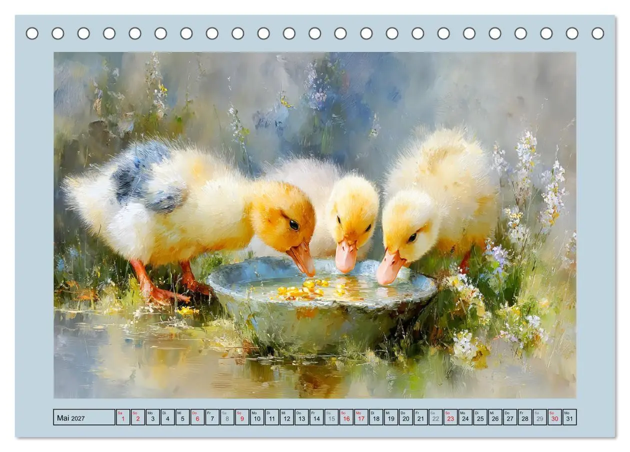 Bild: 9783516818895 | Zwergenten. Bezaubernde Schreihälse in der Natur (Tischkalender...