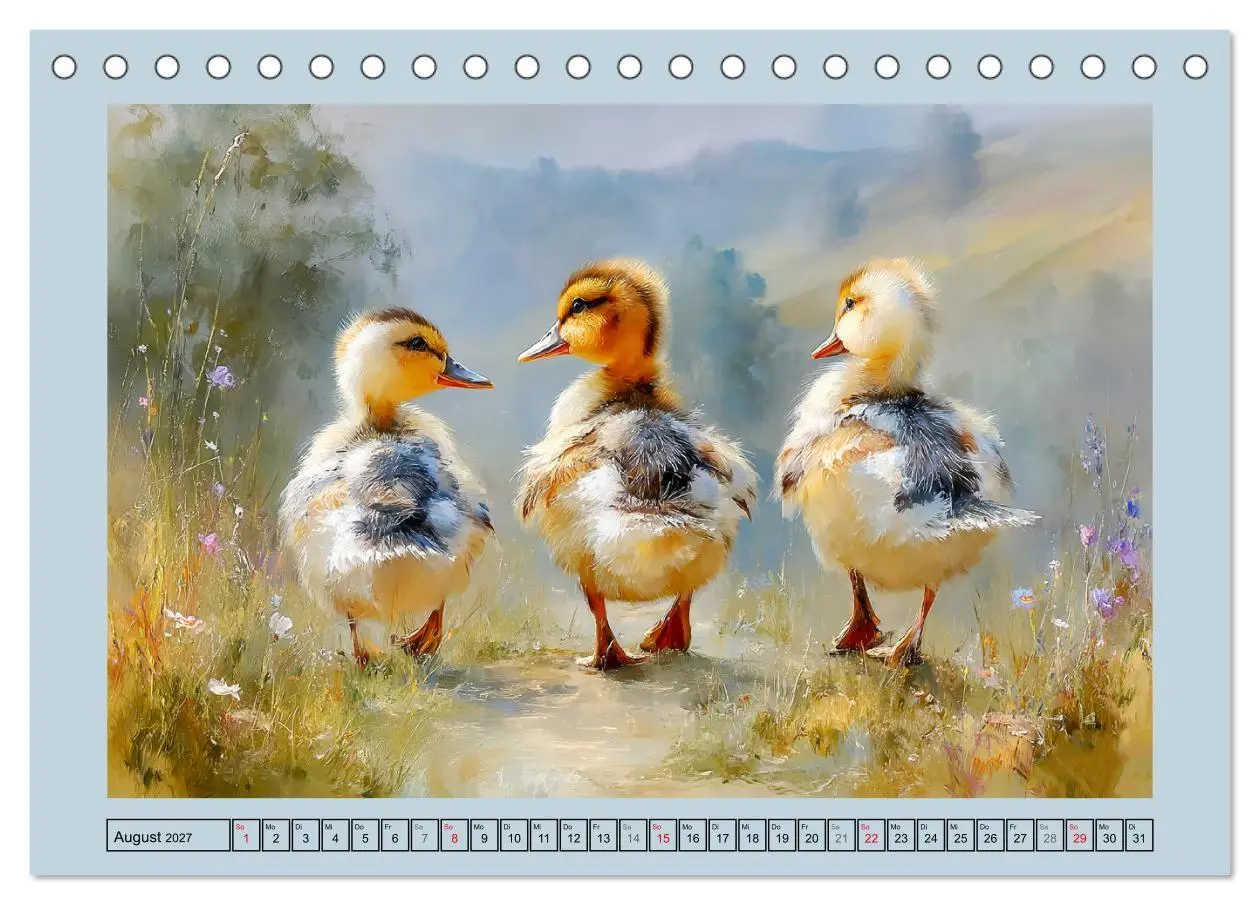 Bild: 9783516818895 | Zwergenten. Bezaubernde Schreihälse in der Natur (Tischkalender...