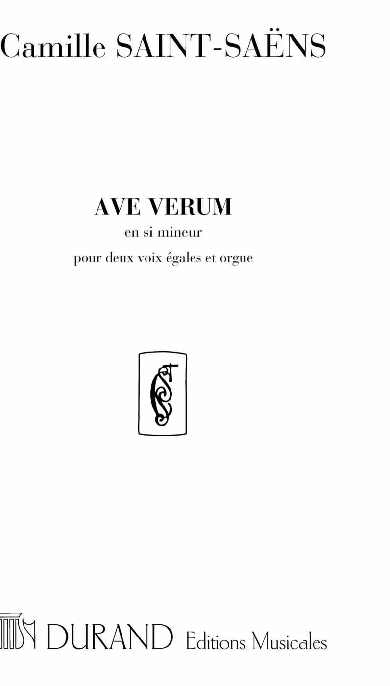 Ave Verum En Si Mineur