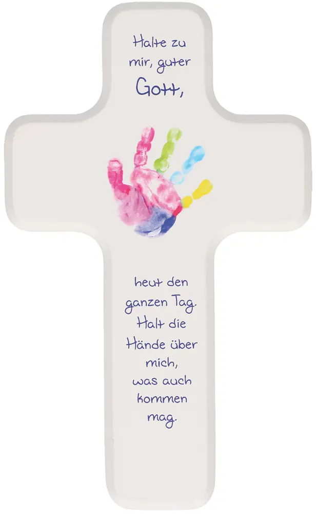 Cover: 4036526728995 | Halte zu mir, guter Gott | Holzkreuz | farbig bedruckt | 2-330405