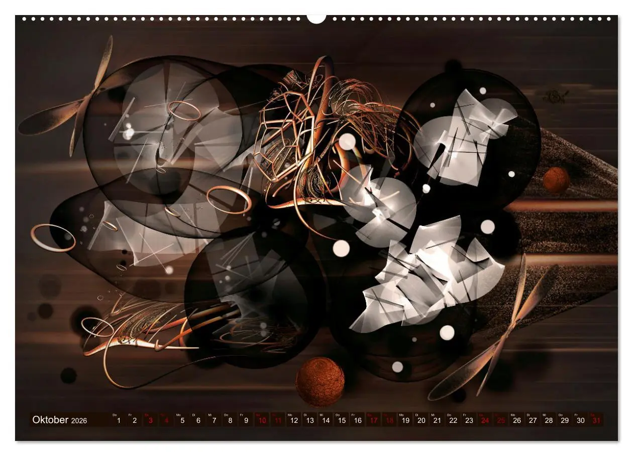 Bild: 9783457578995 | Fraktale Fantasiewelten (Wandkalender 2026 DIN A2 quer), CALVENDO...