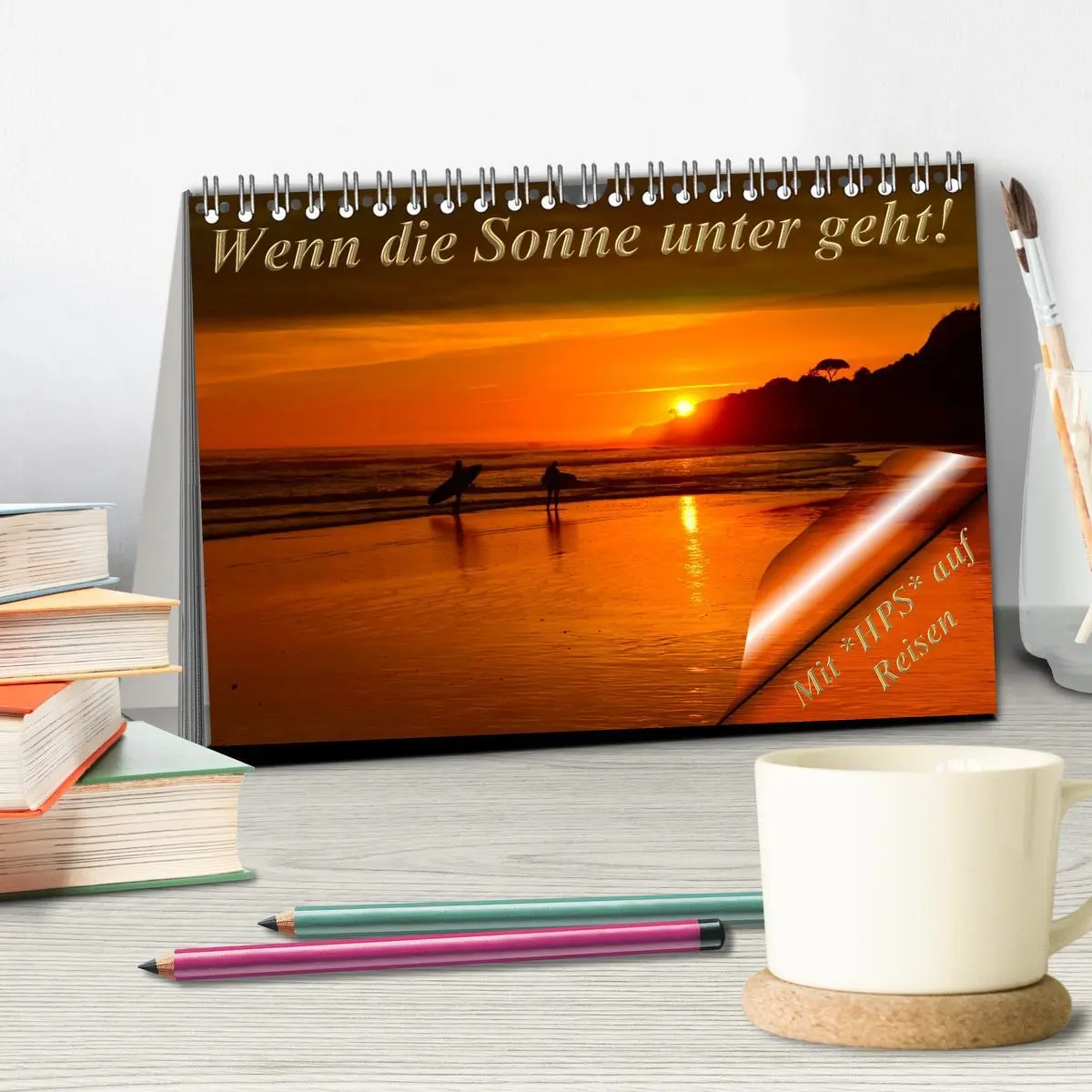 Bild: 9783457648995 | Wenn die Sonne unter geht (Tischkalender 2026 DIN A5 quer),...