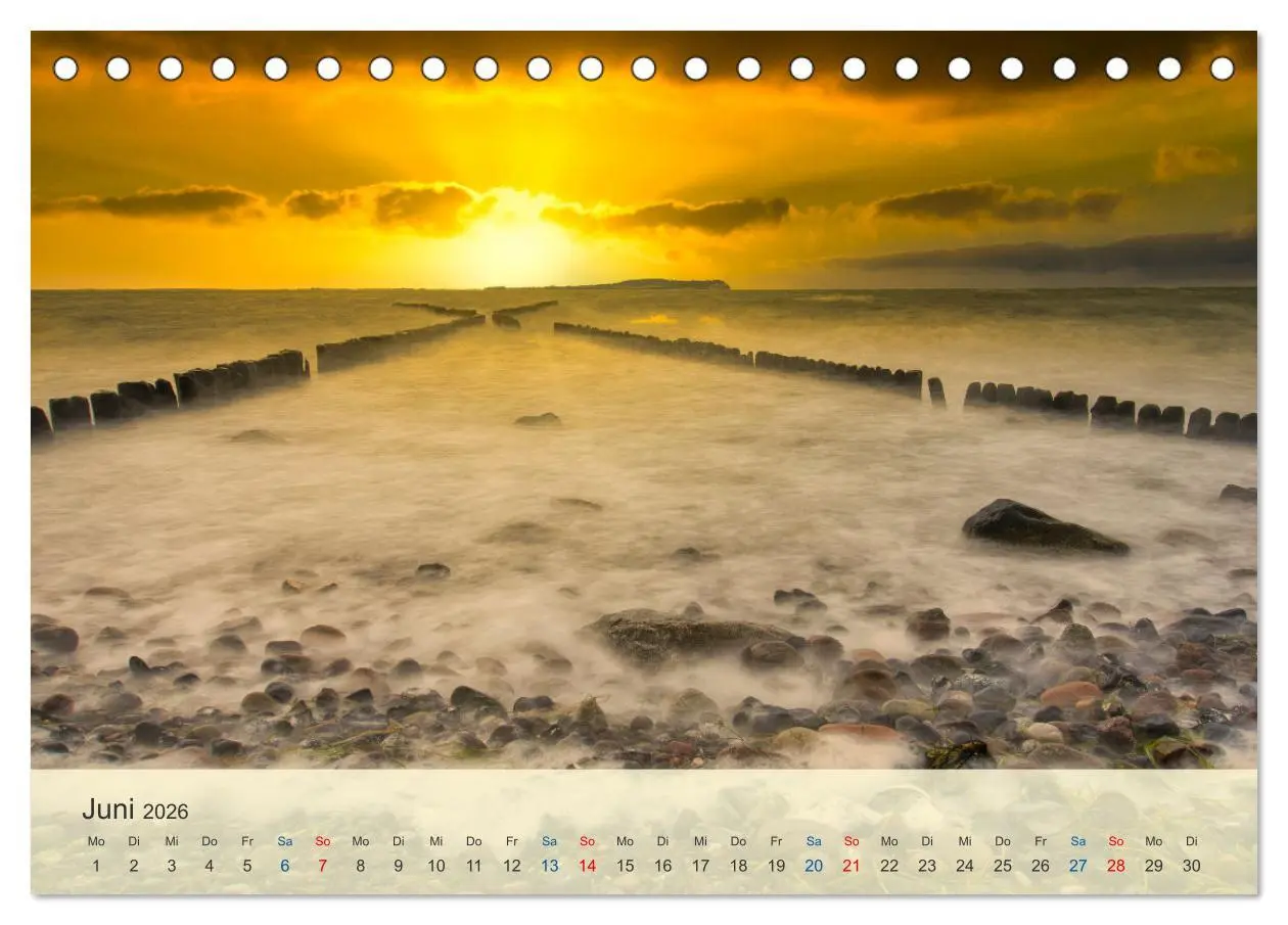 Bild: 9783457648995 | Wenn die Sonne unter geht (Tischkalender 2026 DIN A5 quer),...