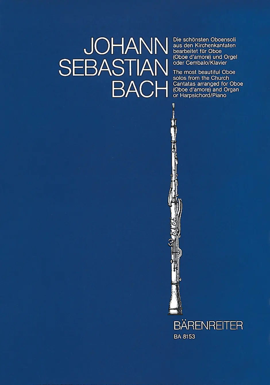 Cover: 9790006488995 | The Most Beautiful Oboe Solos | BWV 12, 21, 76, 156, 249 | Bach