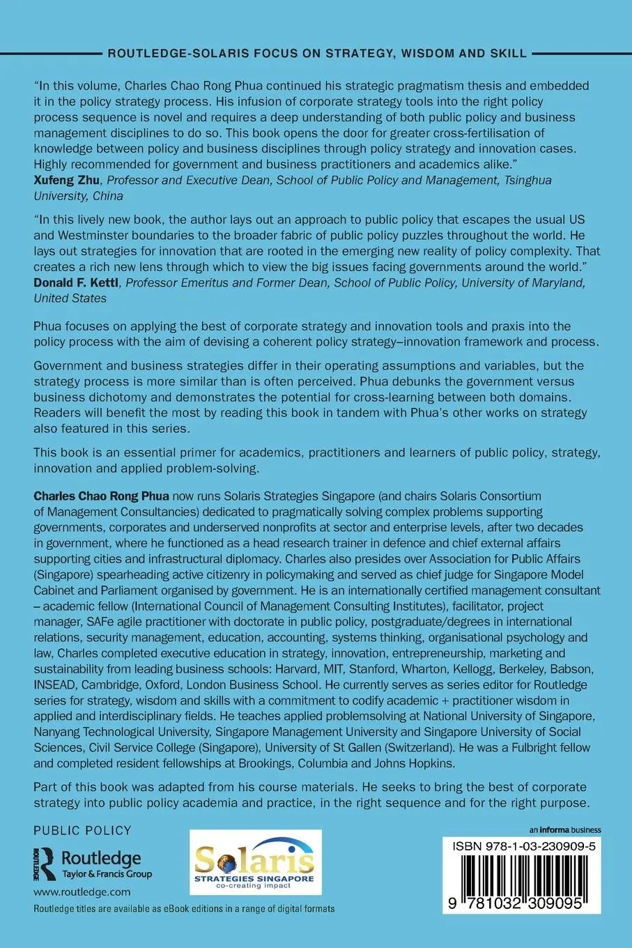 Rückseite: 9781032309095 | Policy Strategy and Innovation Primer | Process, Praxis and Tools