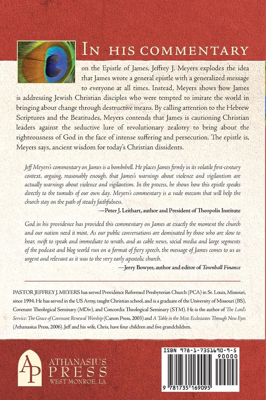 Rückseite: 9781735169095 | Wisdom for Dissidents | The Epistle of James Through New Eyes | Meyers