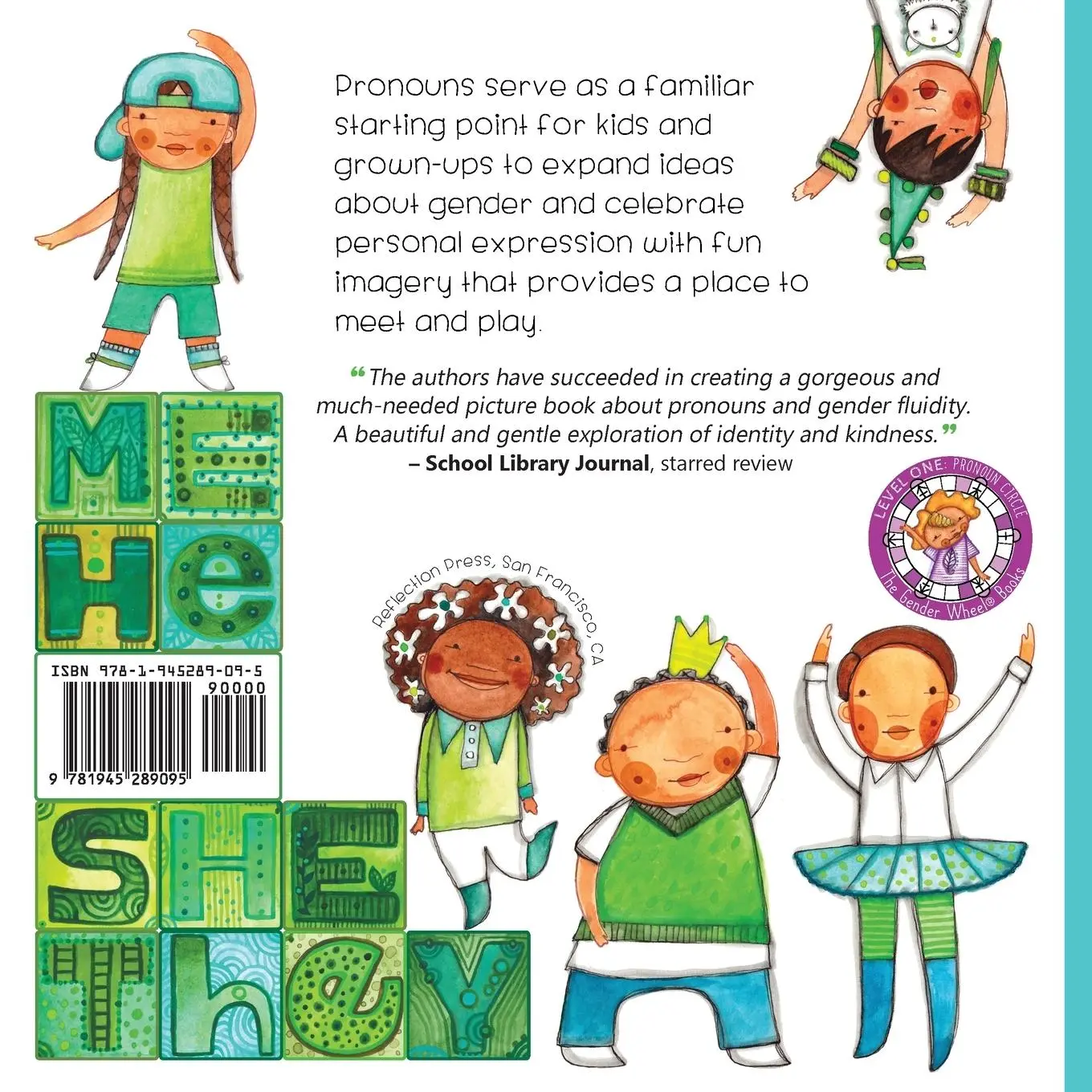Rückseite: 9781945289095 | They She He Me | Free to Be! | Maya Christina Gonzalez (u. a.) | Buch