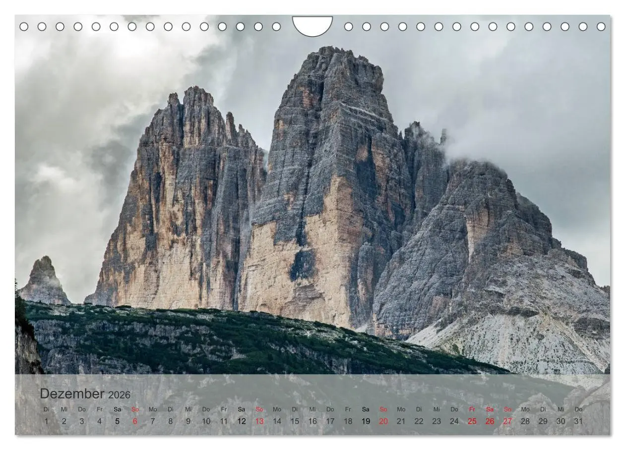 Bild: 9783457779095 | Dolomiten - Bezaubernde Giganten (Wandkalender 2026 DIN A4 quer),...
