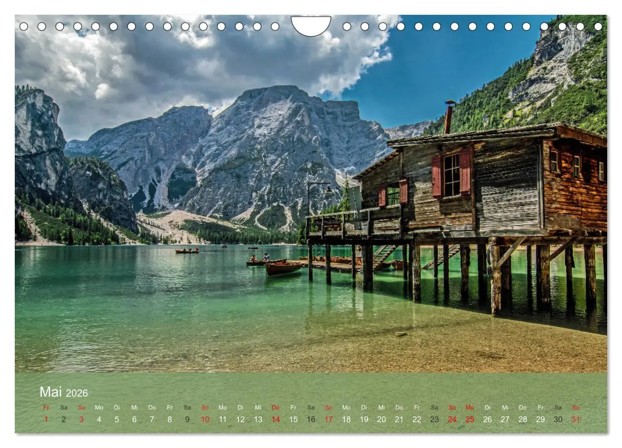 Bild: 9783457779095 | Dolomiten - Bezaubernde Giganten (Wandkalender 2026 DIN A4 quer),...