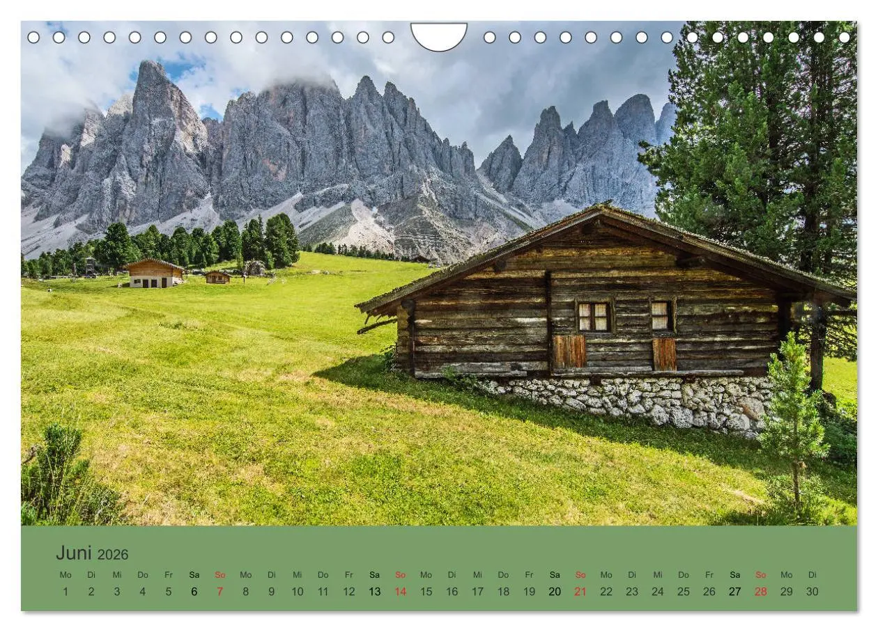 Bild: 9783457779095 | Dolomiten - Bezaubernde Giganten (Wandkalender 2026 DIN A4 quer),...