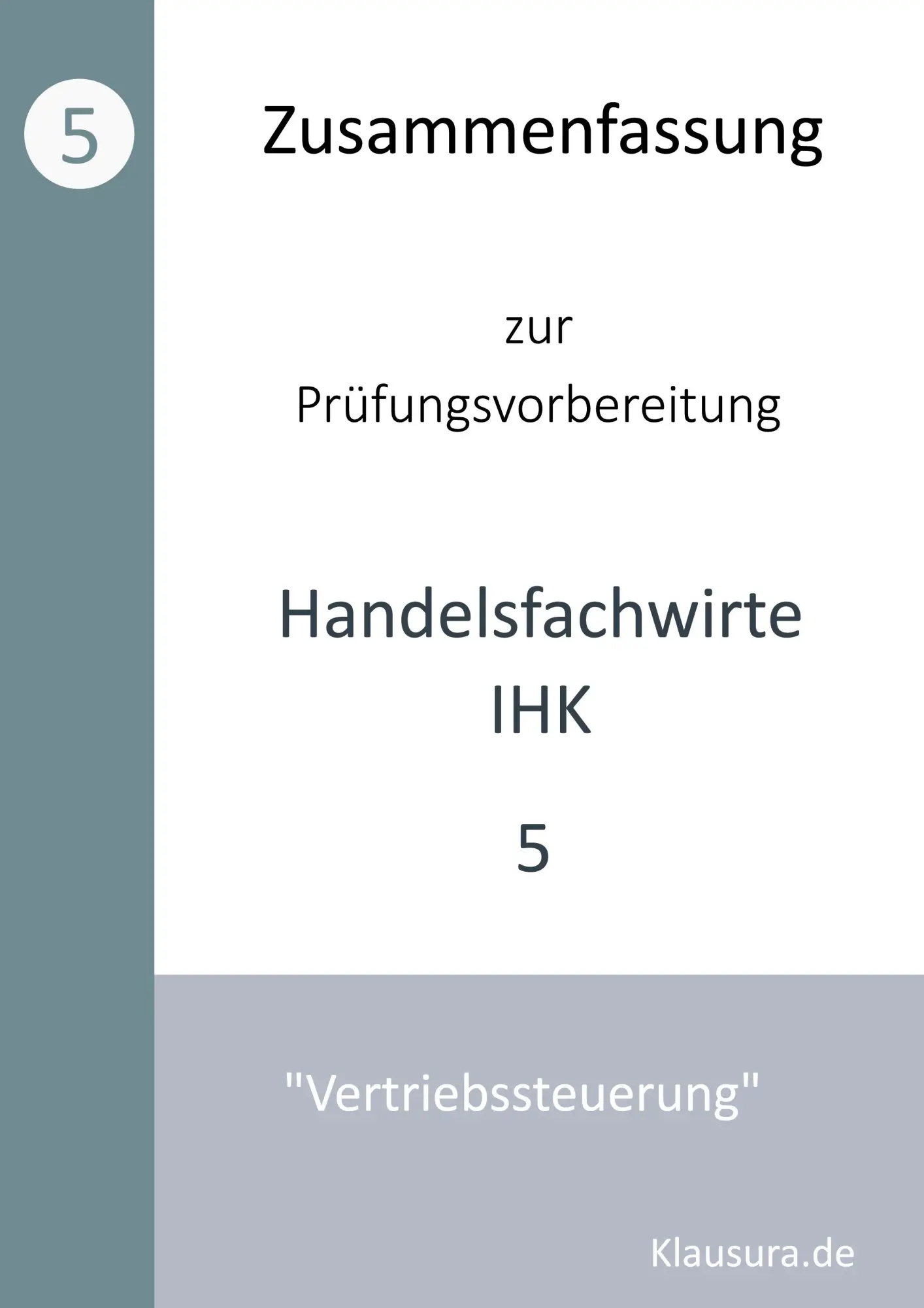 Cover: 9783759729095 | Zusammenfassung zur Prüfungsvorbereitung Handelsfachwirte IHK | Buch
