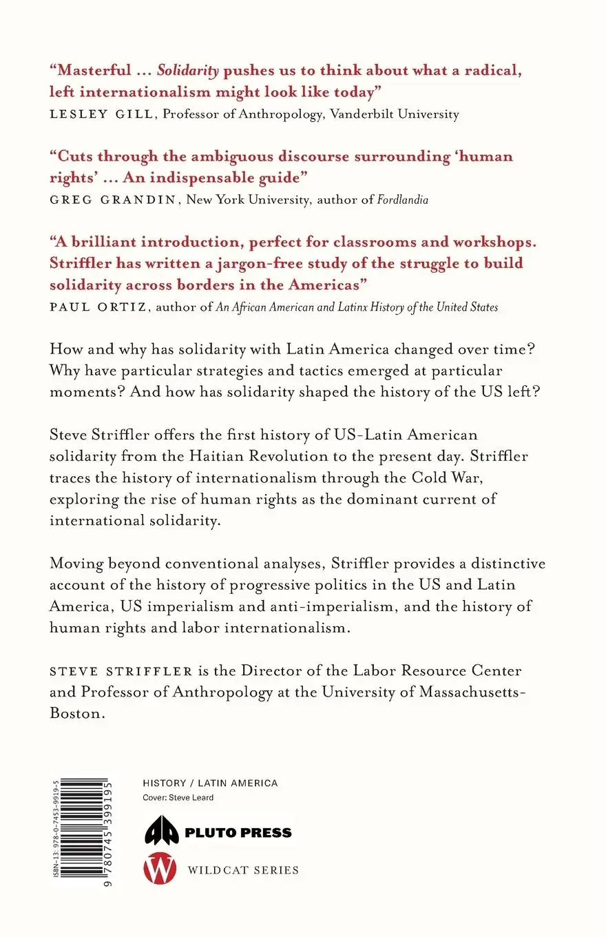 Rückseite: 9780745399195 | Solidarity | Latin America and the US Left in the Era of Human Rights