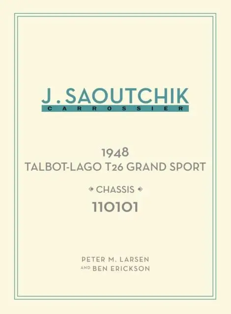 Cover: 9781956309195 | Jacques Saoutchik, Carrossier | Ben Erickson (u. a.) | Buch | Englisch