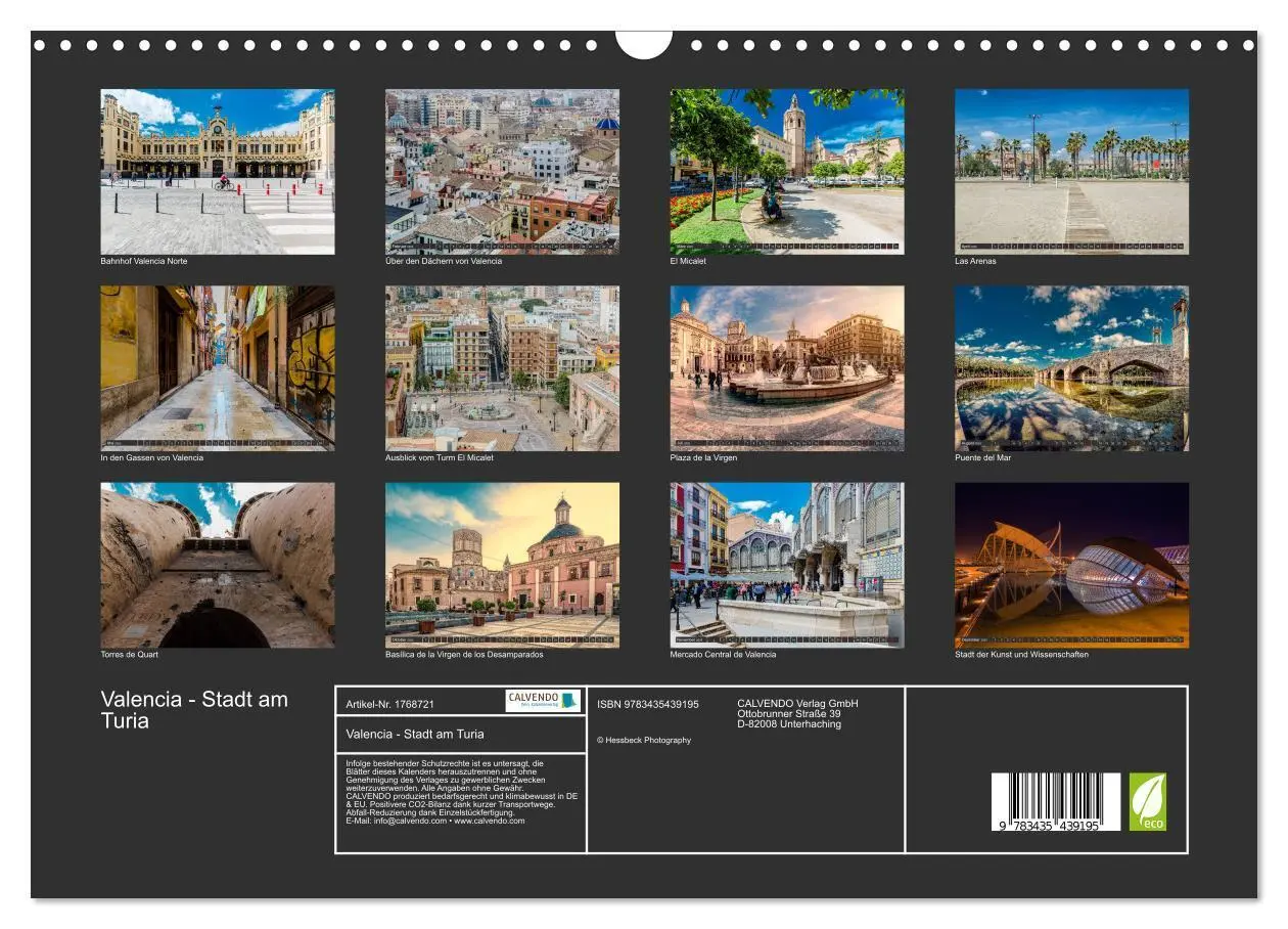 Bild: 9783435439195 | Valencia - Stadt am Turia (Wandkalender 2025 DIN A3 quer), CALVENDO...