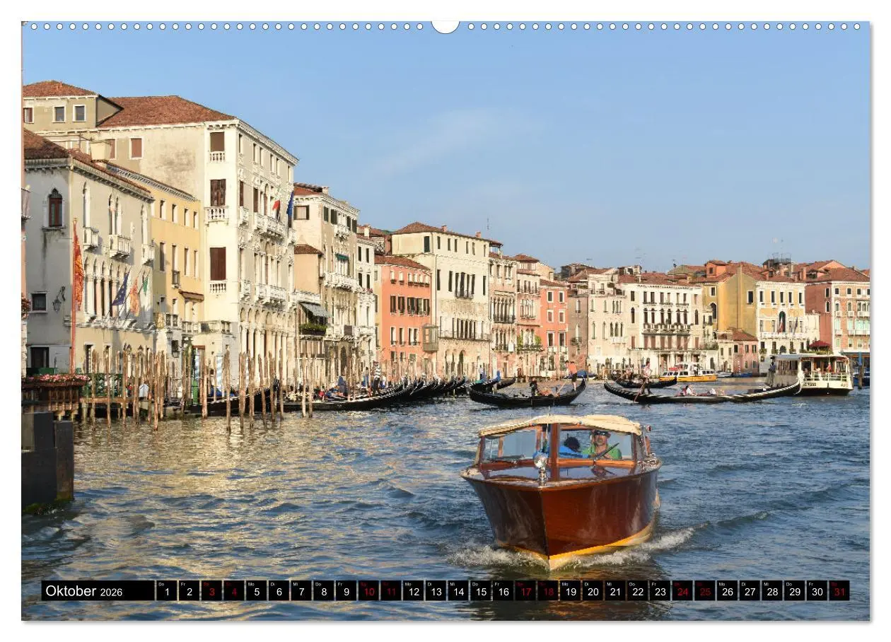Bild: 9783457459195 | Venedig Impressionen (hochwertiger Premium Wandkalender 2026 DIN A2...