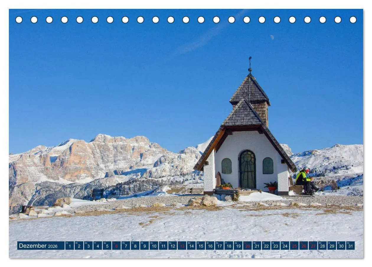 Bild: 9783457699195 | Sella Ronda (Tischkalender 2026 DIN A5 quer), CALVENDO Monatskalender