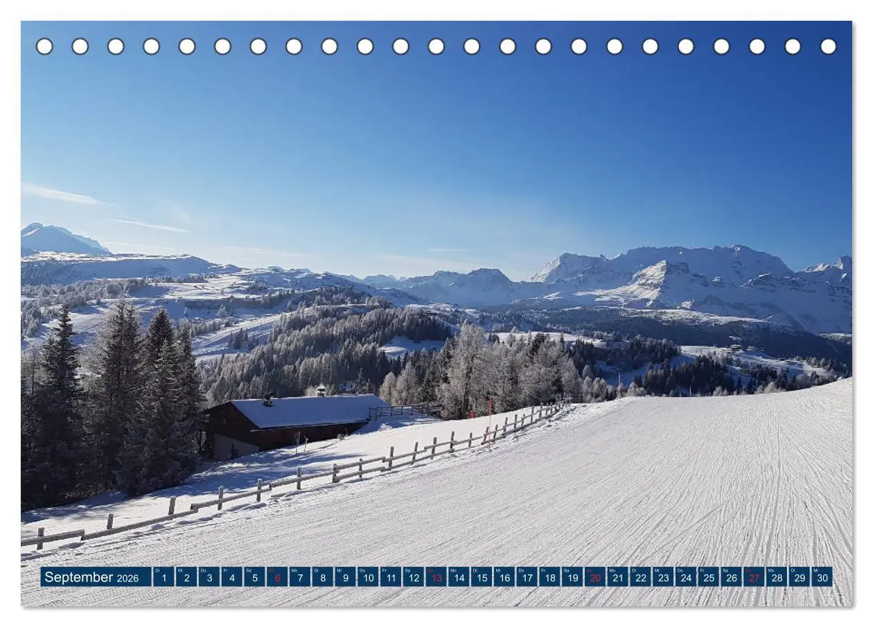 Bild: 9783457699195 | Sella Ronda (Tischkalender 2026 DIN A5 quer), CALVENDO Monatskalender