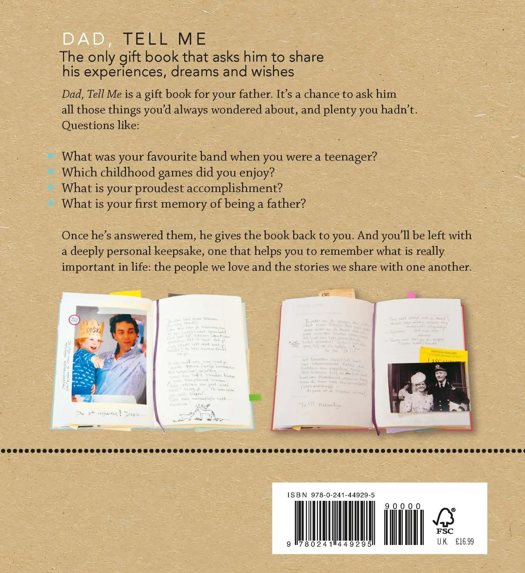 Rückseite: 9780241449295 | Dad, Tell Me: A Give &amp; Get Back Book | Elma Van Vliet | Buch | 2020