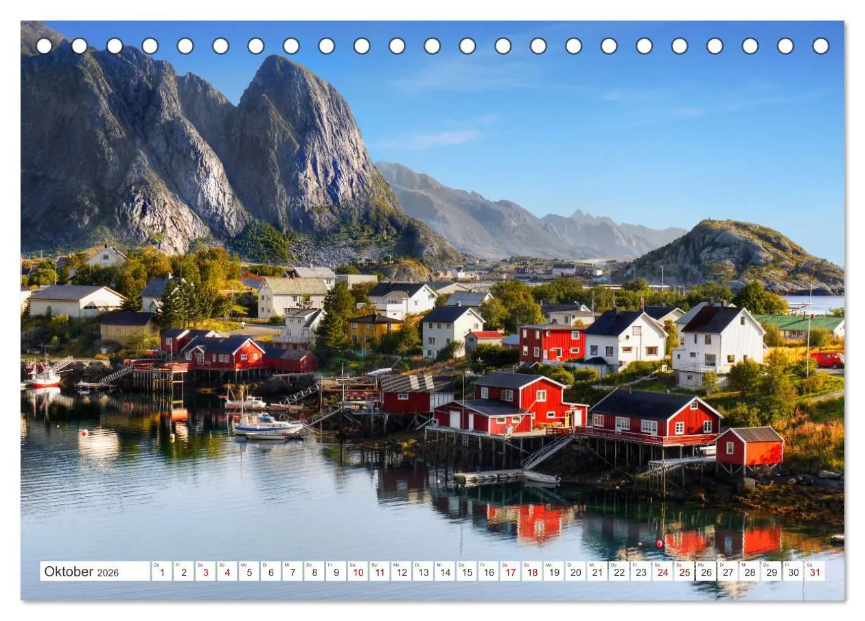 Bild: 9783457519295 | Lofoten, Schönheit der Natur (Tischkalender 2026 DIN A5 quer),...