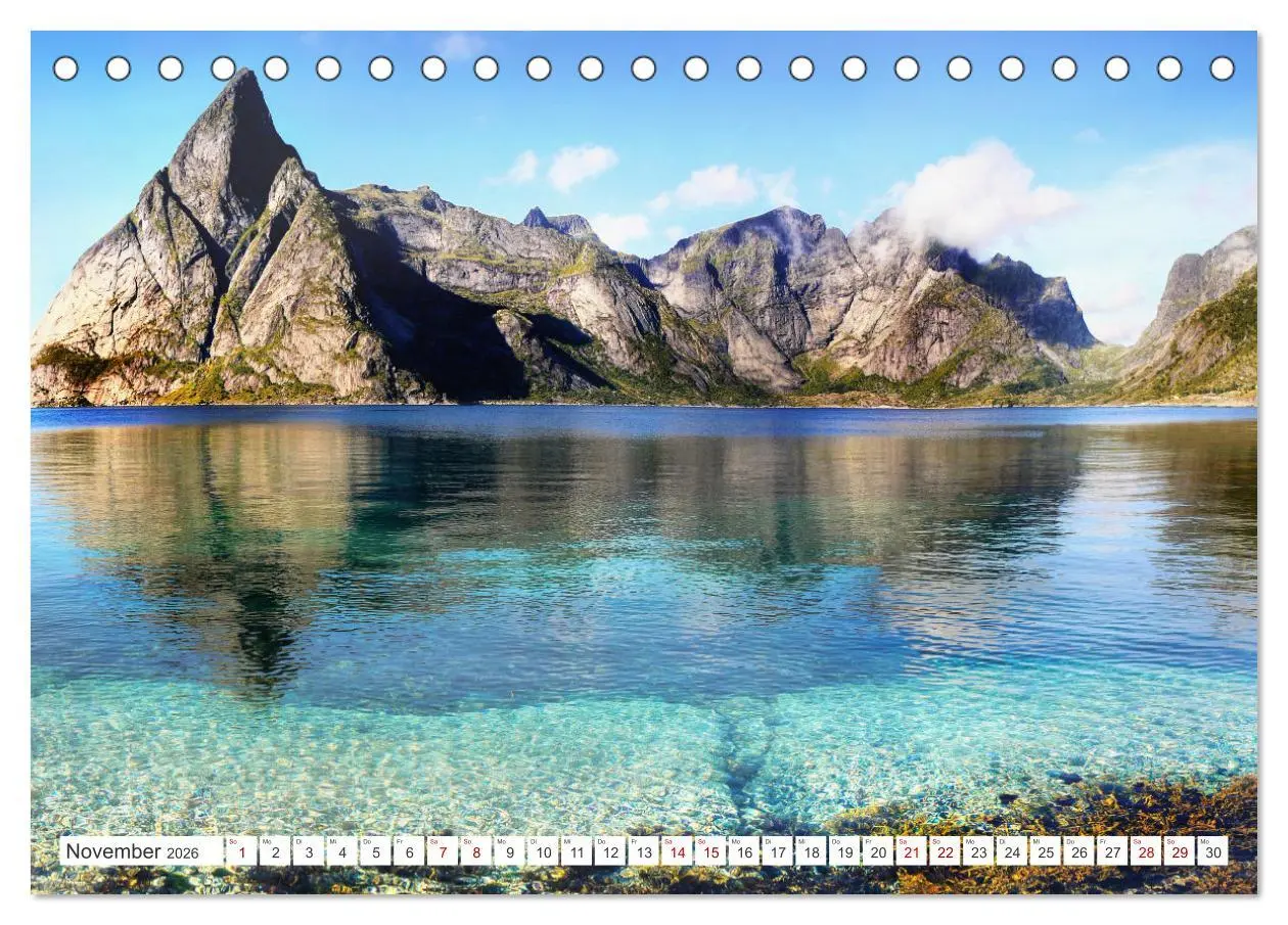 Bild: 9783457519295 | Lofoten, Schönheit der Natur (Tischkalender 2026 DIN A5 quer),...