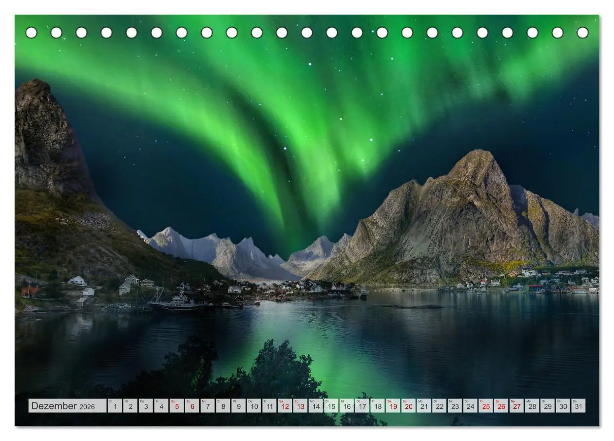 Bild: 9783457519295 | Lofoten, Schönheit der Natur (Tischkalender 2026 DIN A5 quer),...